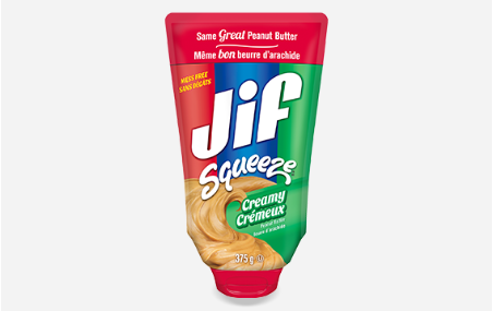 Jif squeeze peanut butter