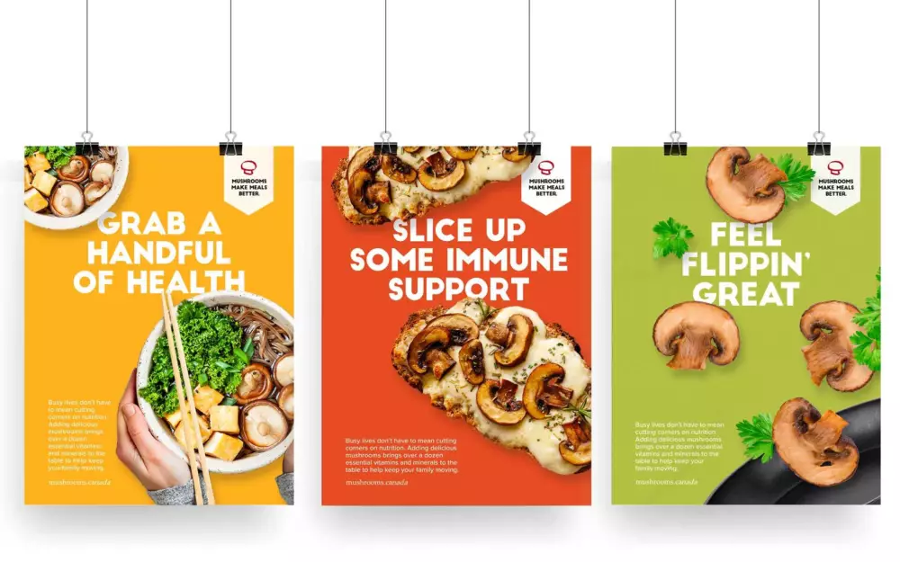 Mushrooms Poster Mockup