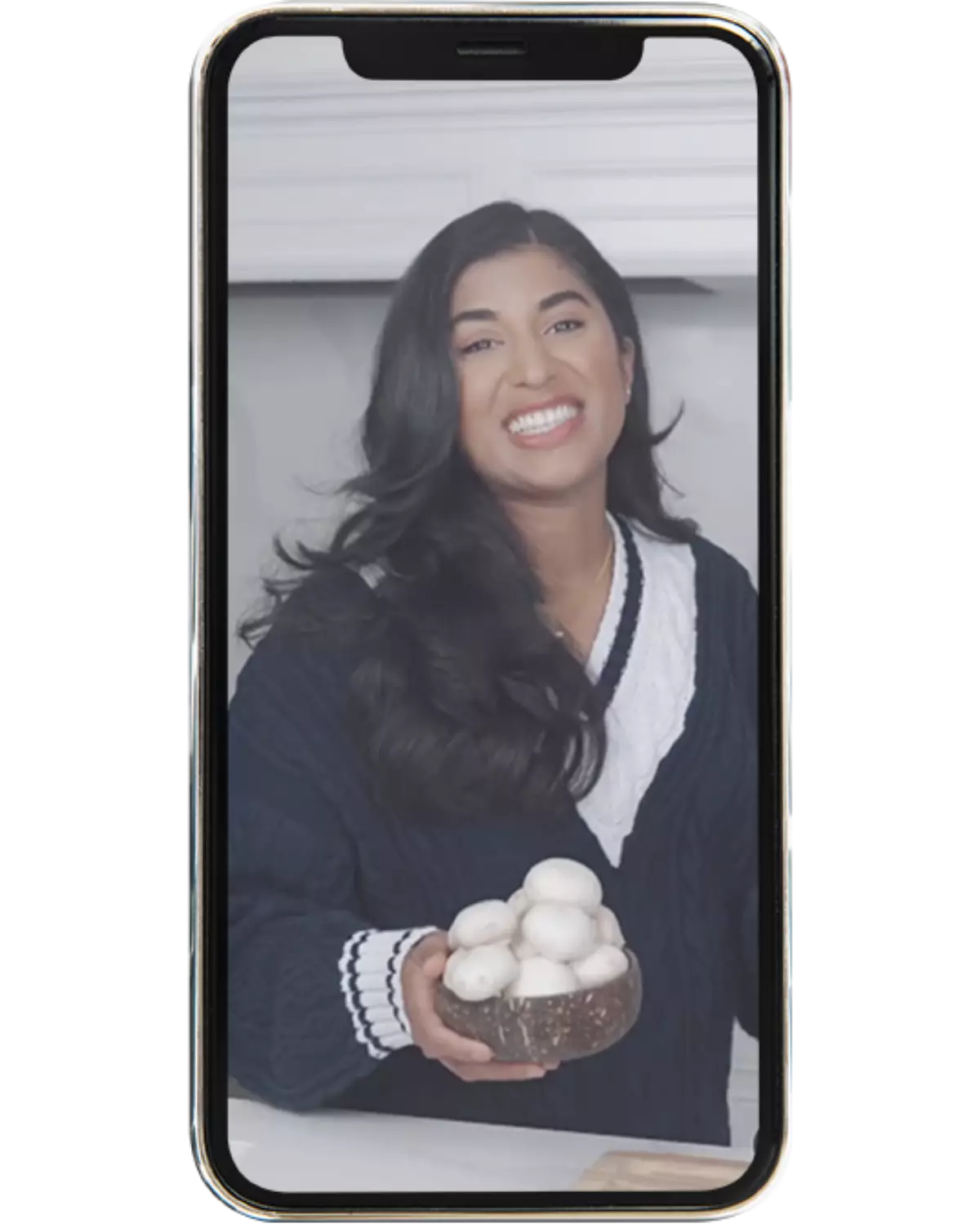 Mushrooms Influencer Video Mockup