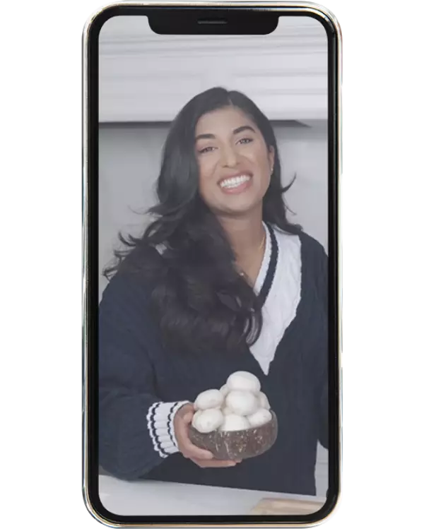 Mushrooms Influencer Video Mockup