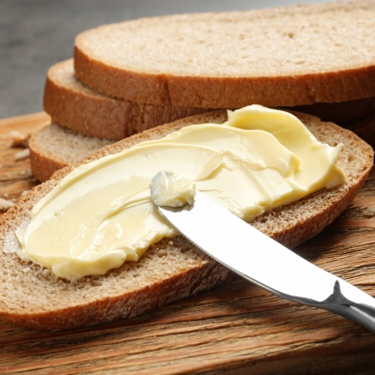 Butter on toast