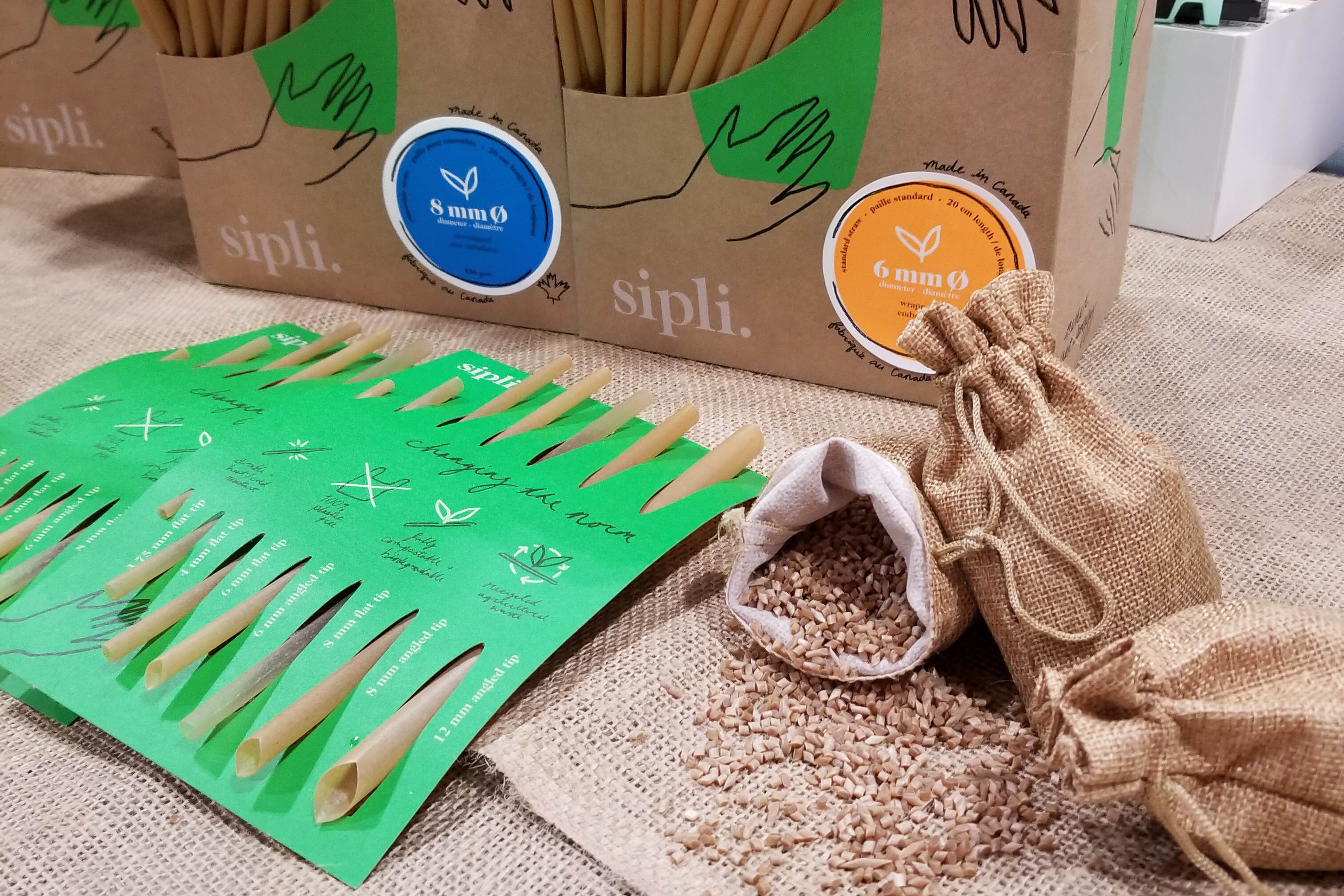 sipli sugarcane straws